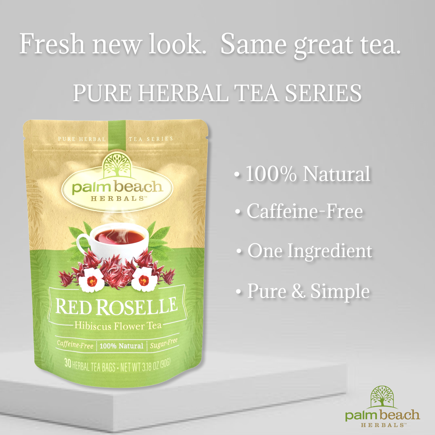 Red Roselle Hibiscus Flower Tea
