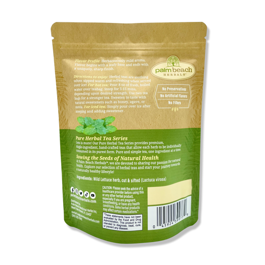 Wild Lettuce Leaf Tea