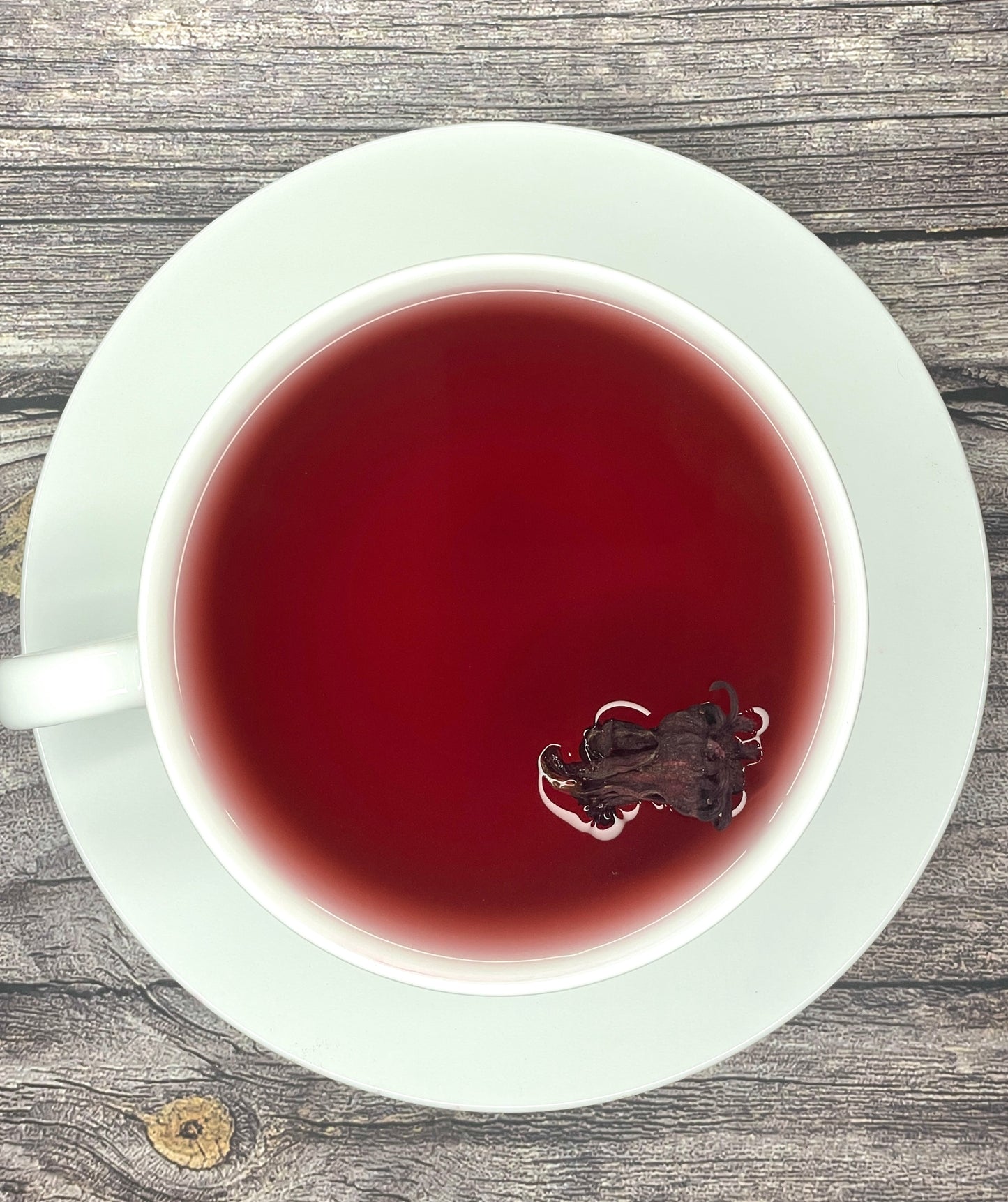 Red Roselle Hibiscus Flower Tea