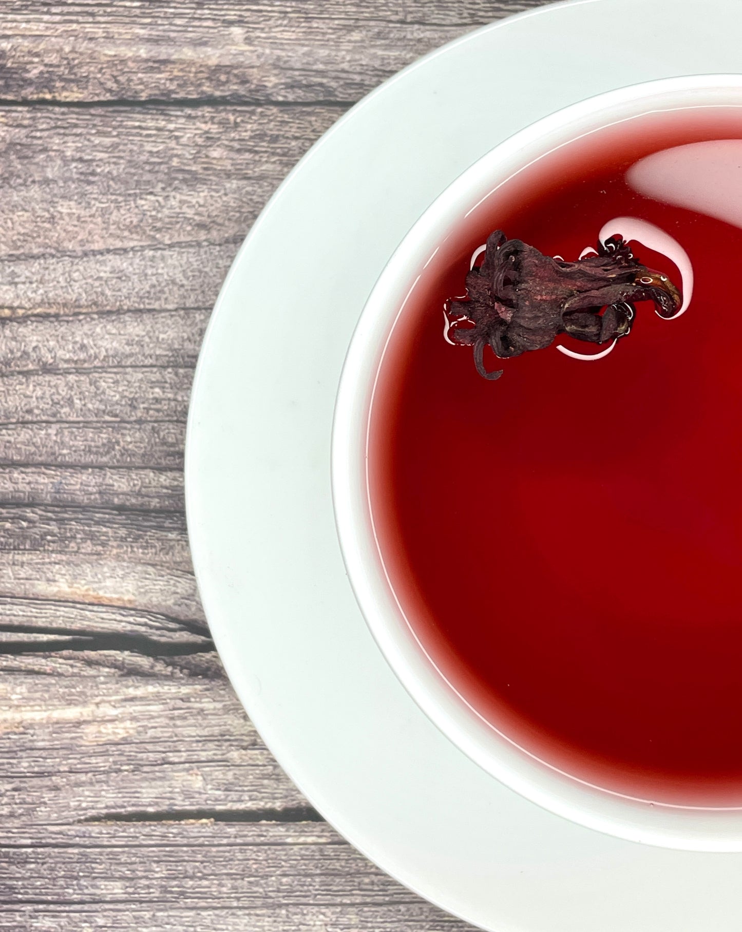 Red Roselle Hibiscus Flower Tea