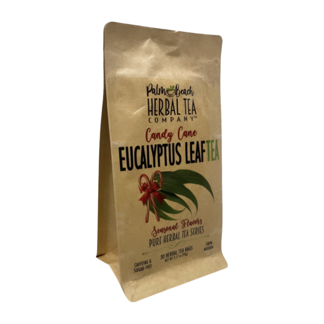 Candy Cane Eucalyptus Leaf Tea
