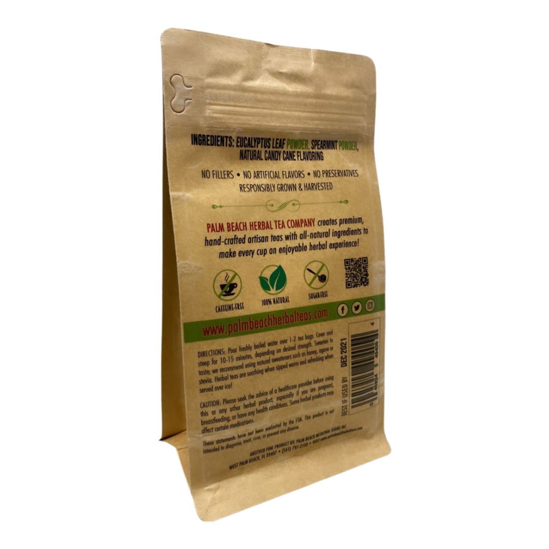 Candy Cane Eucalyptus Leaf Tea
