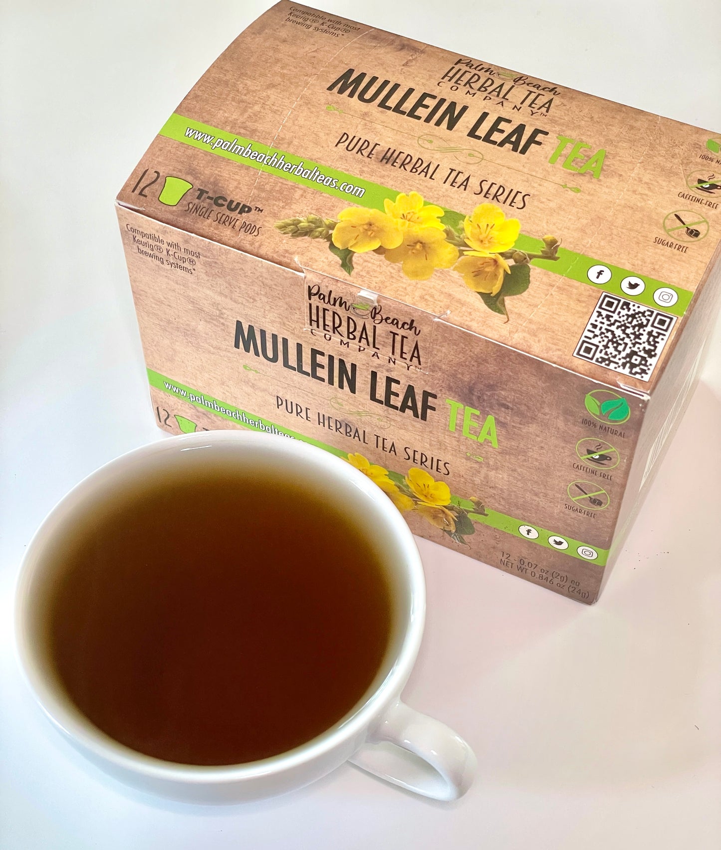 Mullein Leaf Tea T-CUP™ Herbal Tea Pods  | Single Cup Brew