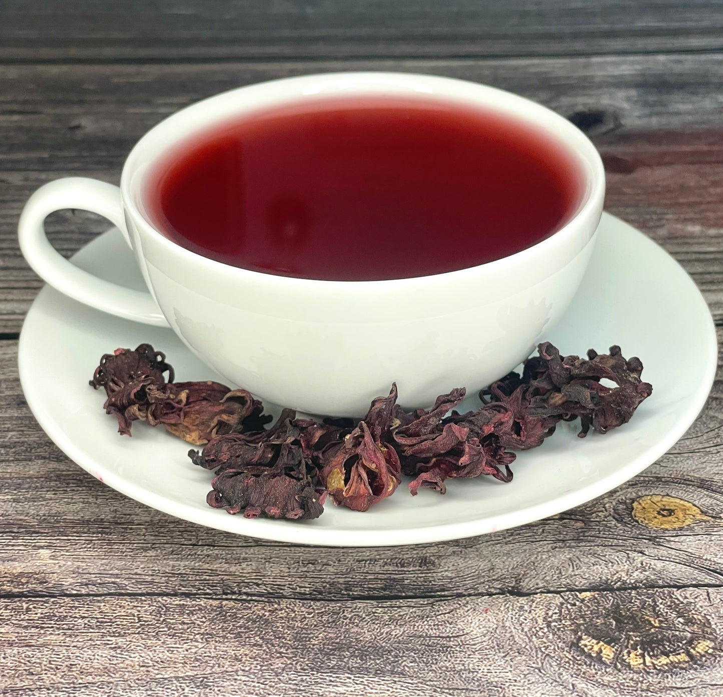 Red Roselle Hibiscus Flower Tea